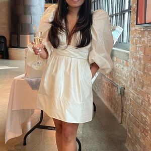 Watters Meringue Dress in Ivory